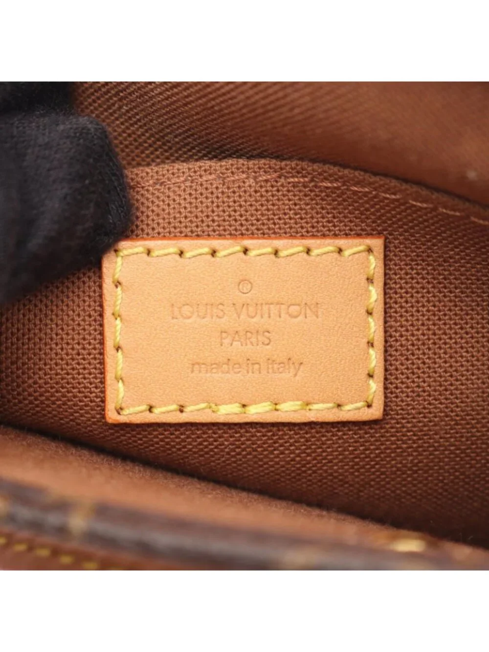 Louis Vuitton Handbag Petite Sac Plat 2-Way Canvas Leather